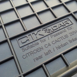 Cik CITROEN C4 CACTUS 2014> ΠΑΤΑΚΙΑ ΜΑΡΚΕ ΛΑΣΤΙΧΟ CIK (ΜΕ ΚΟΥΜΠΩΜΑΤΑ) - 4 ΤΕΜ.