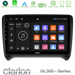 Clarion GL300 Series 4Core Android11 2+32GB Audi TT B7 Navigation Multimedia Tablet 9 Με Carplay -amp; Android Auto