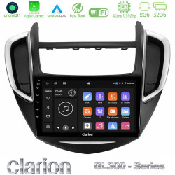 Clarion GL300 Series 4Core Android11 2+32GB Chevrolet Trax 2013-2020 Navigation Multimedia Tablet 9 Με Carplay -amp; Android Auto