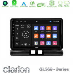 Clarion GL300 Series 4Core Android11 2+32GB Citroen C3 2016-> Navigation Multimedia Tablet 9 Με Carplay -amp; Android Auto