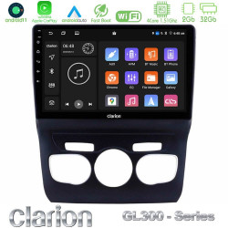 Clarion GL300 Series 4Core Android11 2+32GB Citroen C4L Navigation Multimedia Tablet 10 Με Carplay -amp; Android Auto