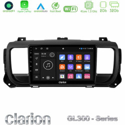 Clarion GL300 Series 4Core Android11 2+32GB Citroen/Peugeot/Opel/Toyota Navigation Multimedia Tablet 9 Με Carplay -amp; Android Auto