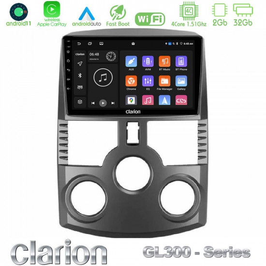 Clarion GL300 Series 4Core Android11 2+32GB Daihatsu Terios Navigation Multimedia Tablet 9 Με Carplay -amp; Android Auto Clarion GL300 Series 4Core Android11 2+32GB Daihatsu Terios Navigation Multimedia Tablet 9 Με Carplay -amp; Android Auto