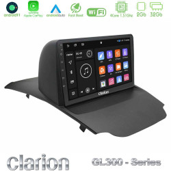 Clarion GL300 Series 4Core Android11 2+32GB Ford Ecosport 2014-2017 Navigation Multimedia Tablet 10 Με Carplay -amp; Android Auto