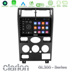 Clarion GL300 Series 4Core Android11 2+32GB Ford Mondeo 2001-2004 Navigation Multimedia Tablet 9 Με Carplay -amp; Android Auto