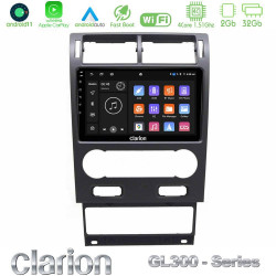 Clarion GL300 Series 4Core Android11 2+32GB Ford Mondeo 2004-2007 Navigation Multimedia Tablet 9 Με Carplay -amp; Android Auto