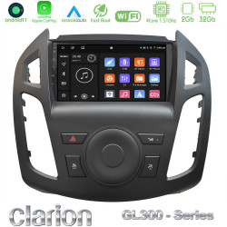Clarion GL300 Series 4Core Android11 2+32GB Ford Transit Connect Navigation Multimedia Tablet 9 Με Carplay -amp; Android Auto