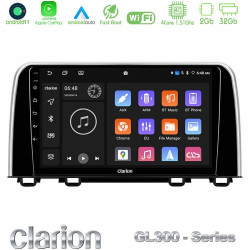 Clarion GL300 Series 4Core Android11 2+32GB Honda CR-V 2019-gt; Navigation Multimedia Tablet 10 Με Carplay -amp; Android Auto