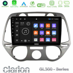 Clarion GL300 Series 4Core Android11 2+32GB Hyundai i20 2009-2012 Manual A/C Navigation Multimedia Tablet 9 Με Carplay -amp; Android Auto Clarion GL300 Series 4Core Android11 2+32GB Hyundai i20 2009-2012 Manual A/C Navigation Multimedia Tablet 9 Με Carplay -amp; Android Auto
