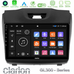 Clarion GL300 Series 4Core Android11 2+32GB Isuzu D-MAX 2012-2019 Navigation Multimedia Tablet 9 Με Carplay -amp; Android Auto