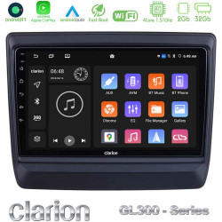 Clarion GL300 Series 4Core Android11 2+32GB Isuzu D-MAX 2020-2023 Navigation Multimedia Tablet 9 Με Carplay -amp; Android Auto