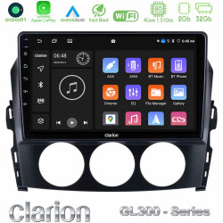 Clarion GL300 Series 4Core Android11 2+32GB Mazda MX-5 2006-2008 Navigation Multimedia Tablet 9 Με Carplay -amp; Android Auto