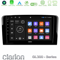 Clarion GL300 Series 4Core Android11 2+32GB Mercedes ML/GL Class Navigation Multimedia Tablet 9 Με Carplay -amp; Android Auto