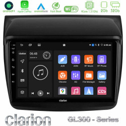 Clarion GL300 Series 4Core Android11 2+32GB Mitsubishi L200 Navigation Multimedia Tablet 9 Με Carplay -amp; Android Auto