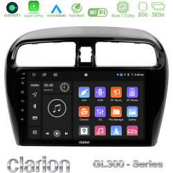Clarion GL300 Series 4Core Android11 2+32GB Mitsubishi Space Star 2013-2016 Navigation Multimedia Tablet 9 Με Carplay -amp; Android Auto