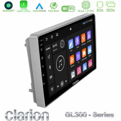 Clarion GL300 Series 4Core Android11 2+32GB Opel Astra/Corsa/Antara/Zafira Navigation Multimedia Tablet 9 Με Carplay -amp; Android Auto