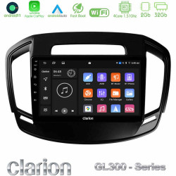 Clarion GL300 Series 4Core Android11 2+32GB Opel Insignia 2014-2017 Navigation Multimedia Tablet 9 Με Carplay -amp; Android Auto