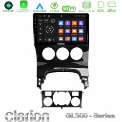 Clarion GL300 Series 4Core Android11 2+32GB Peugeot 3008 AUTO A/C Navigation Multimedia Tablet 9 Με Carplay -amp; Android Auto