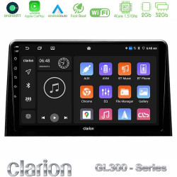 Clarion GL300 Series 4Core Android11 2+32GB Peugeot Partner / Citroen Berlingo 2020-gt; Navigation Multimedia Tablet 10 Με Carplay -amp; Android Auto