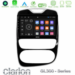 Clarion GL300 Series 4Core Android11 2+32GB Renault Clio 2016-2019 Navigation Multimedia Tablet 10 Με Carplay -amp; Android Auto Clarion GL300 Series 4Core Android11 2+32GB Renault Clio 2016-2019 Navigation Multimedia Tablet 10 Με Carplay -amp; Android Auto