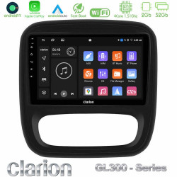Clarion GL300 Series 4Core Android11 2+32GB Renault/Nissan/Opel/Fiat Navigation Multimedia Tablet 9 Με Carplay -amp; Android Auto Clarion GL300 Series 4Core Android11 2+32GB Renault/Nissan/Opel/Fiat Navigation Multimedia Tablet 9 Με Carplay -amp; Android Auto