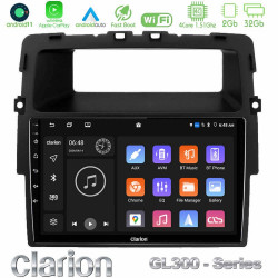 Clarion GL300 Series 4Core Android11 2+32GB Renault/Nissan/Opel Navigation Multimedia Tablet 10 Με Carplay -amp; Android Auto