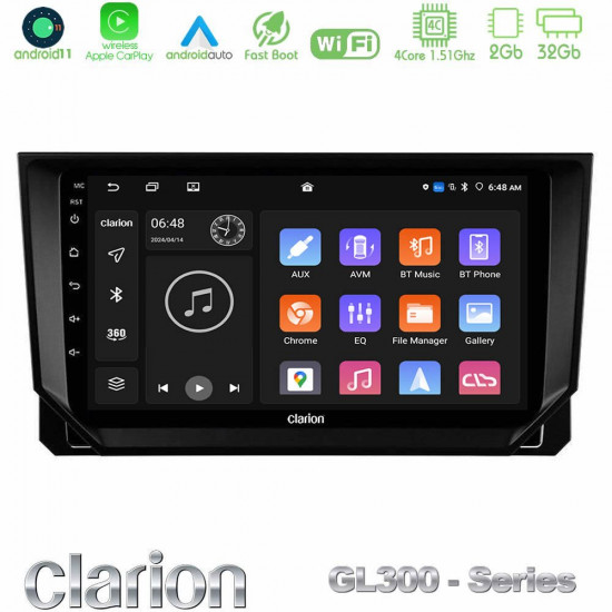 Clarion GL300 Series 4Core Android11 2+32GB Seat Arona/Ibiza Navigation Multimedia Tablet 9 Με Carplay -amp; Android Auto Clarion GL300 Series 4Core Android11 2+32GB Seat Arona/Ibiza Navigation Multimedia Tablet 9 Με Carplay -amp; Android Auto