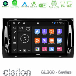 Clarion GL300 Series 4Core Android11 2+32GB Skoda Kodiaq 2017-gt; Navigation Multimedia Tablet 10 Με Carplay -amp; Android Auto