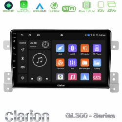 Clarion GL300 Series 4Core Android11 2+32GB Suzuki Grand Vitara Navigation Multimedia Tablet 9 Με Carplay -amp; Android Auto