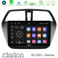 Clarion GL300 Series 4Core Android11 2+32GB Suzuki SX4 S-Cross Navigation Multimedia Tablet 9 Με Carplay -amp; Android Auto