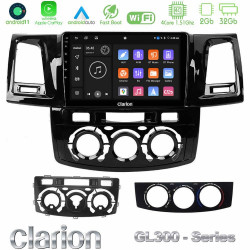 Clarion GL300 Series 4Core Android11 2+32GB Toyota Hilux 2007-2011 Navigation Multimedia Tablet 9 Με Carplay -amp; Android Auto Clarion GL300 Series 4Core Android11 2+32GB Toyota Hilux 2007-2011 Navigation Multimedia Tablet 9 Με Carplay -amp; Android Auto
