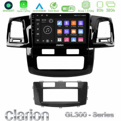 Clarion GL300 Series 4Core Android11 2+32GB Toyota Hilux 2007-2011 Navigation Multimedia Tablet 9 Με Carplay -amp; Android Auto Clarion GL300 Series 4Core Android11 2+32GB Toyota Hilux 2007-2011 Navigation Multimedia Tablet 9 Με Carplay -amp; Android Auto