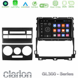Clarion GL300 Series 4Core Android11 2+32GB Toyota Land Cruiser J120 2002-2009 Navigation Multimedia Tablet 9 Με Carplay -amp; Android Auto