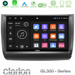 Clarion GL300 Series 4Core Android11 2+32GB Toyota Prius 2004-2009 Navigation Multimedia Tablet 9 Με Carplay -amp; Android Auto