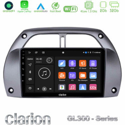 Clarion GL300 Series 4Core Android11 2+32GB Toyota RAV4 2001 - 2006 Navigation Multimedia Tablet 9 Με Carplay -amp; Android Auto