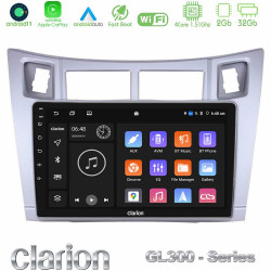 Clarion GL300 Series 4Core Android11 2+32GB Toyota Yaris Navigation Multimedia Tablet 9 (Ασημί Χρώμα) Με Carplay -amp; Android Auto Clarion GL300 Series 4Core Android11 2+32GB Toyota Yaris Navigation Multimedia Tablet 9 (Ασημί Χρώμα) Με Carplay -amp; Android Auto
