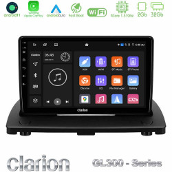 Clarion GL300 Series 4Core Android11 2+32GB Volvo XC90 2006-2014 Navigation Multimedia Tablet 9 Με Carplay -amp; Android Auto