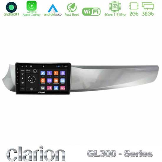 Clarion GL300 Series Alfa Romeo Giulietta 2010-2014 4Core Android11 2+32GB Navigation Multimedia Tablet 9 Με Carplay -amp; Android Auto Clarion GL300 Series Alfa Romeo Giulietta 2010-2014 4Core Android11 2+32GB Navigation Multimedia Tablet 9 Με Carplay -amp; Android Auto
