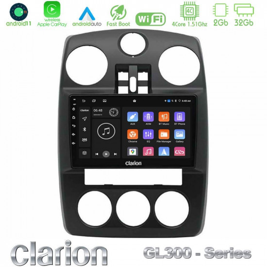 Clarion GL300 Series Chrysler PT-Cruiser 2000-2005 4Core Android11 2+32GB Navigation Multimedia Tablet 9? Με Carplay -amp; Android Auto Clarion GL300 Series Chrysler PT-Cruiser 2000-2005 4Core Android11 2+32GB Navigation Multimedia Tablet 9? Με Carplay -amp; Android Auto