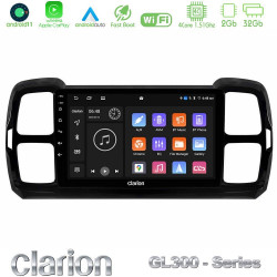 Clarion GL300 Series Citroen DS5 Aircross 2017-2021 4Core Android11 2+32GB Navigation Multimedia Tablet 9? Με Carplay -amp; Android Auto
