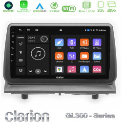 Clarion GL300 Series Dodge Nitro 2007-2011 4Core Android11 2+32GB Navigation Multimedia Tablet 9? Με Carplay -amp; Android Auto