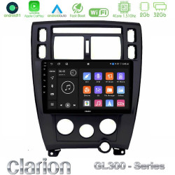 Clarion GL300 Series Hyundai Tucson 2006 – 2013 4Core Android11 2+32GB Navigation Multimedia Tablet 9 Με Carplay -amp; Android Auto