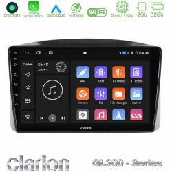 Clarion GL300 Series Jeep Grand Cherokee 2005-2007 4Core Android11 2+32GB Navigation Multimedia Tablet 10? Με Carplay -amp; Android Auto Με Carplay -amp; Android Aut