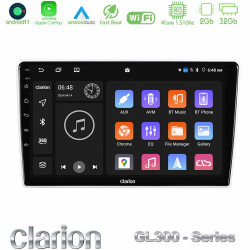 Clarion GL300 Series Kia Sportage 2005-2008 4Core Android11 2+32GB Navigation Multimedia Tablet 9? Με Carplay -amp; Android Auto