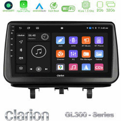 Clarion GL300 Series Opel Meriva B 2010-2017 4Core Android11 2+32GB Navigation Multimedia Tablet 9? Με Carplay -amp; Android Auto