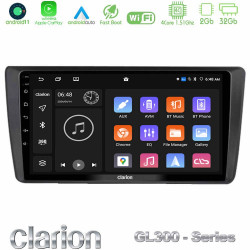 Clarion GL300 Series Skoda Octavia 2004-2012 4Core Android11 2+32GB Navigation Multimedia Tablet 9? Με Carplay -amp; Android Auto