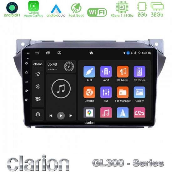 Clarion GL300 Series Suzuki Alto -amp; Nissan Pixo 4Core Android11 2+32GB Navigation Multimedia Tablet 9? Με Carplay -amp; Android Auto Clarion GL300 Series Suzuki Alto -amp; Nissan Pixo 4Core Android11 2+32GB Navigation Multimedia Tablet 9? Με Carplay -amp; Android Auto