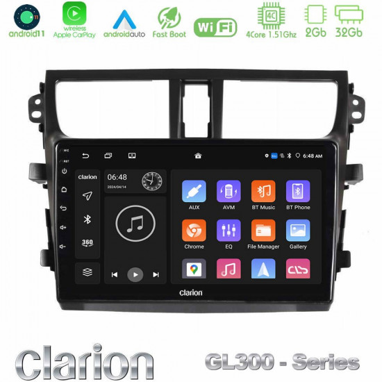 Clarion GL300 Series Suzuki Celerio 2014-2020 4Core Android11 2+32GB Navigation Multimedia Tablet 9? Με Carplay -amp; Android Auto Clarion GL300 Series Suzuki Celerio 2014-2020 4Core Android11 2+32GB Navigation Multimedia Tablet 9? Με Carplay -amp; Android Auto