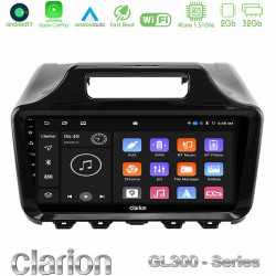 Clarion GL300 Series Toyota iQ 2008 – 2015 4Core Android11 2+32GB Navigation Multimedia Tablet 9? Με Carplay -amp; Android Auto