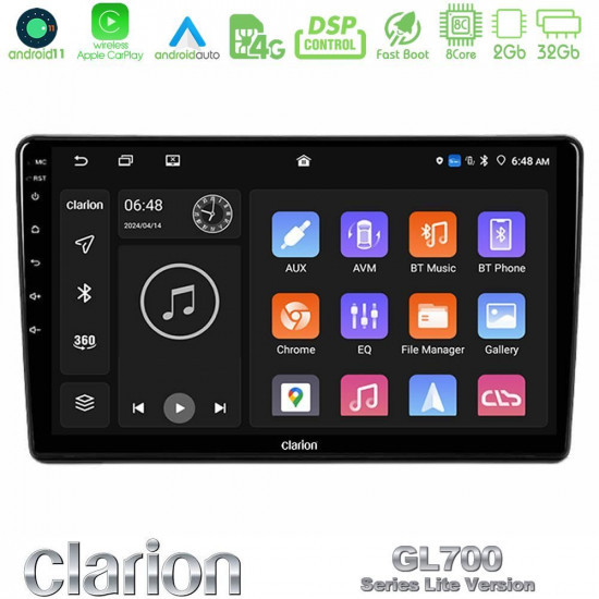 Clarion GL700 Lite Series 8Core Android11 2+32GB Alfa Romeo 159/Brera/Spider Navigation Multimedia Tablet 9 Με Carplay -amp; Android Auto Clarion GL700 Lite Series 8Core Android11 2+32GB Alfa Romeo 159/Brera/Spider Navigation Multimedia Tablet 9 Με Carplay -amp; Android Auto